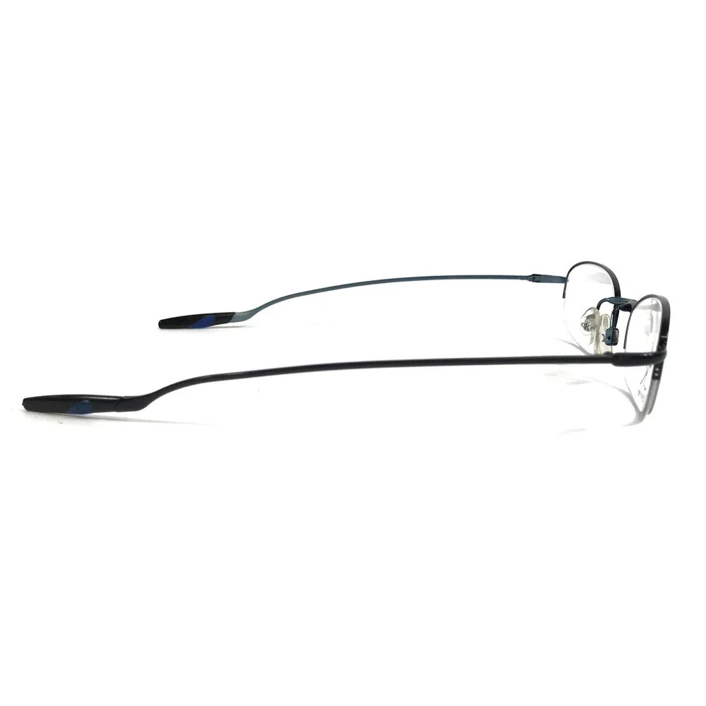 Calvin Klein Eyeglasses Frames ck5101 002 Black Ice Blue Oval Half Rim 50-19-140